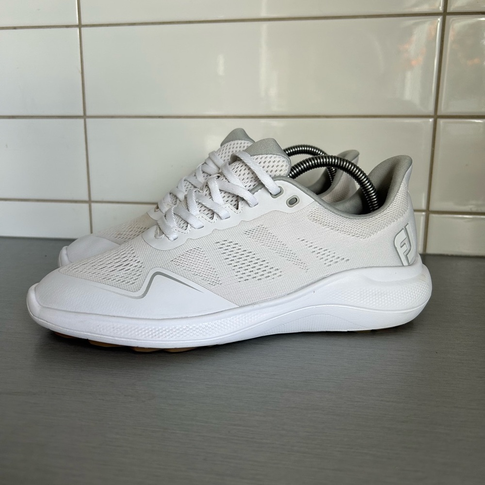Footjoy FJ Flex Spikeless Golf White Athletic Sneakers